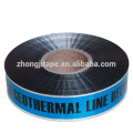 Factory supply underground detectable geothermal line warning tape